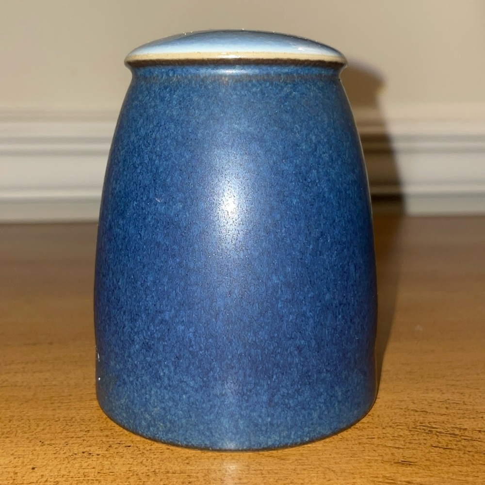 Denby Pepper Shaker Blue Denby 3 3/8 (PLEASE READ)